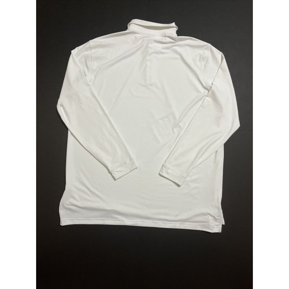 Peter Millar Men's Lyons Performance Jersey Sport White Long-Sleeve Polo Sz XXL - Picture 4 of 13